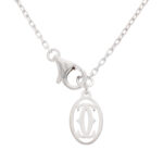 Cartier dAmour Solitaire-Collier kleines Modell Weißgold Full Set 2017 Vorschau