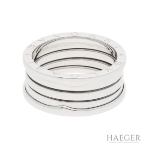 Bulgari B zero1 3 Band Ring Gr 65 750 Weißgold inkl Etui