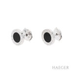 Bulgari Ohrstecker mit Onyx Weißgold Full Set 2020 Vorschau
