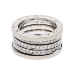 Bulgari B.zero1 3-Band Ring mit Diamanten Gr 51 Weißgold Vorschau