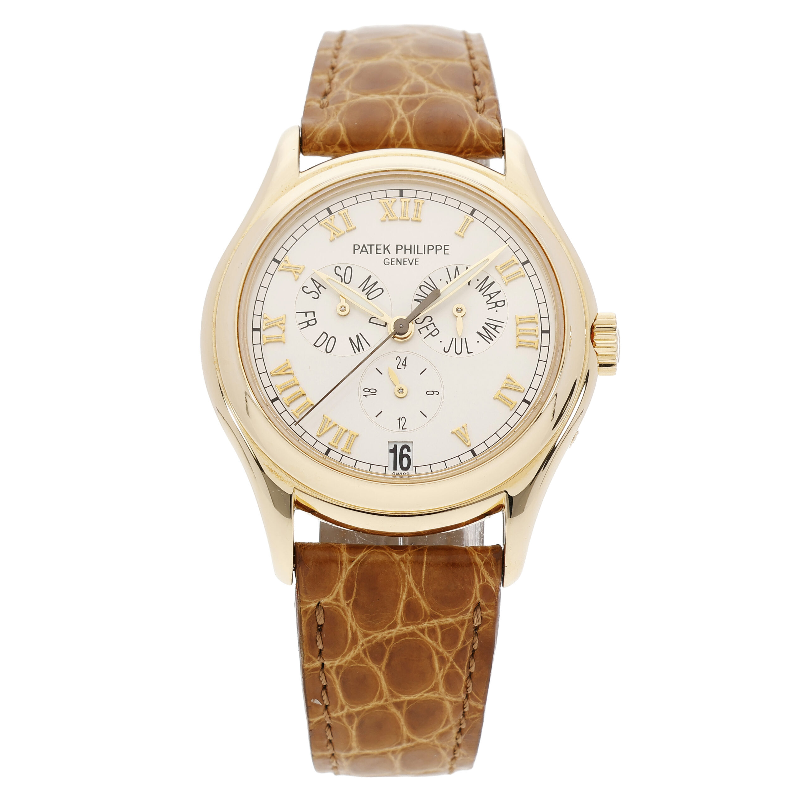 Patek Philippe Annual Calendar | 37 mm | Gelbgold | Ref. 5035J | Inkl. Papiere 1997