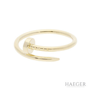 Cartier Juste un Clou Ring kleines Modell Gr 58 750/- Gelbgold Full Set 2022
