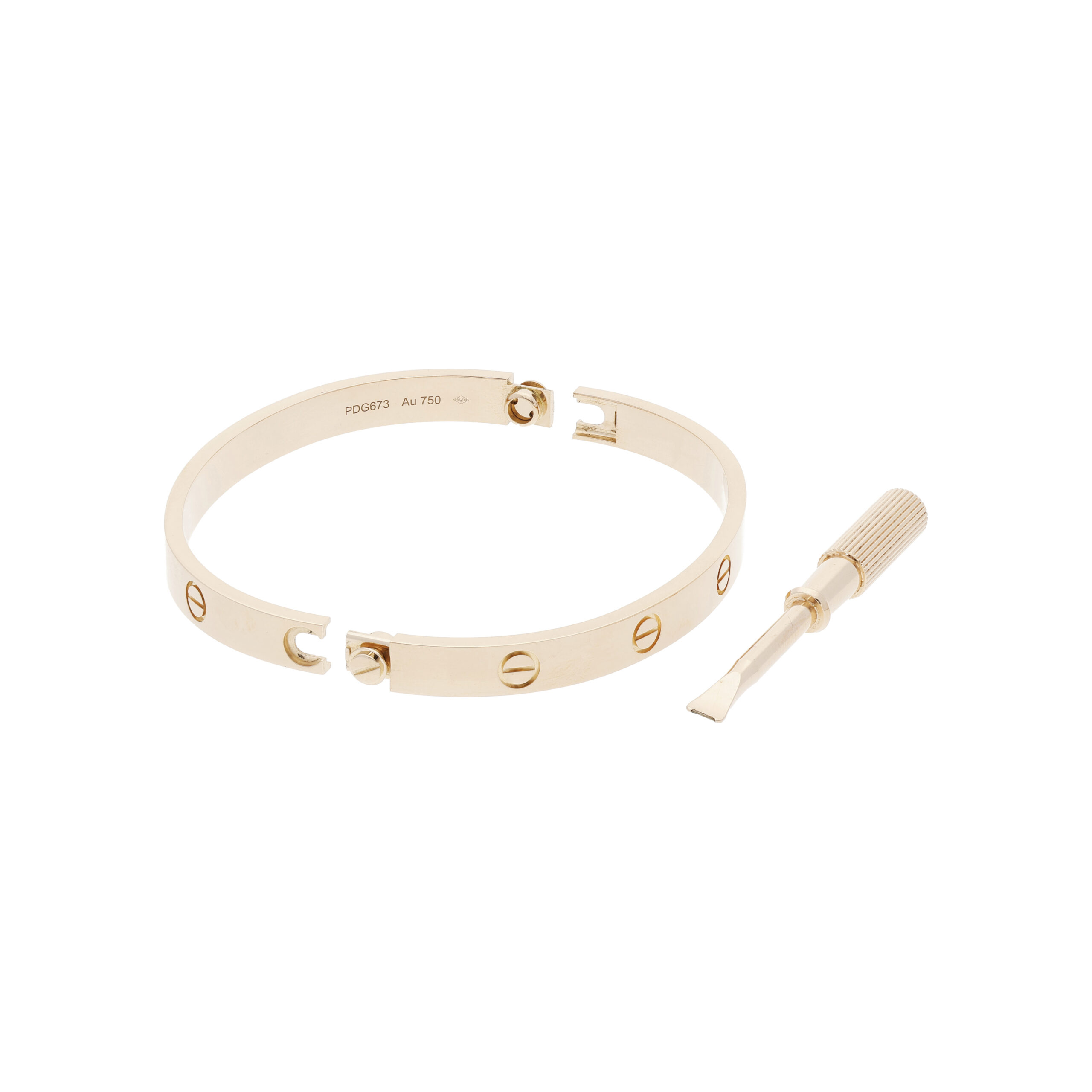 Cartier Love Armreif klassisches Modell 18 cm Rosegold Full Set 2022