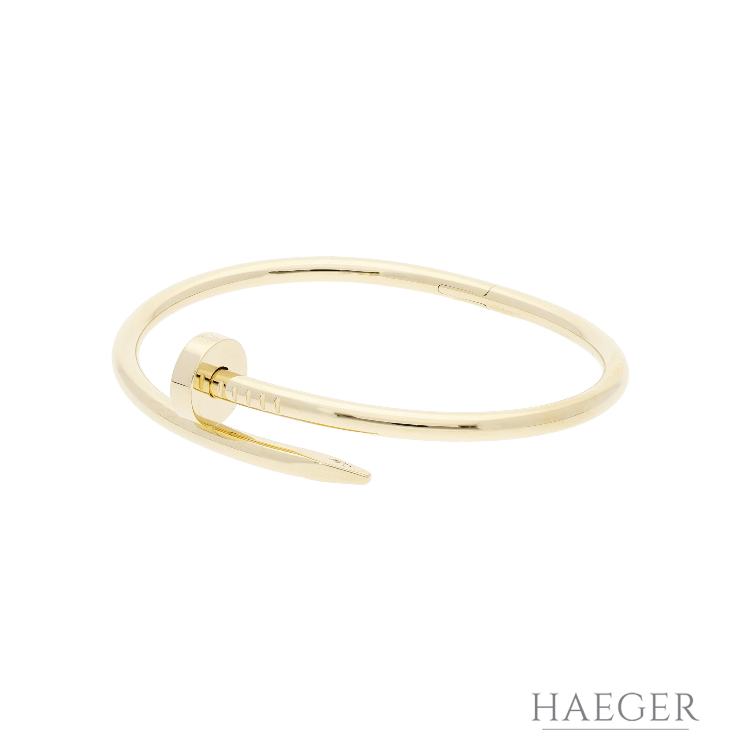 Cartier Juste un Clou Armreif klassisches Modell 17 cm Gelbgold Full Set 2022