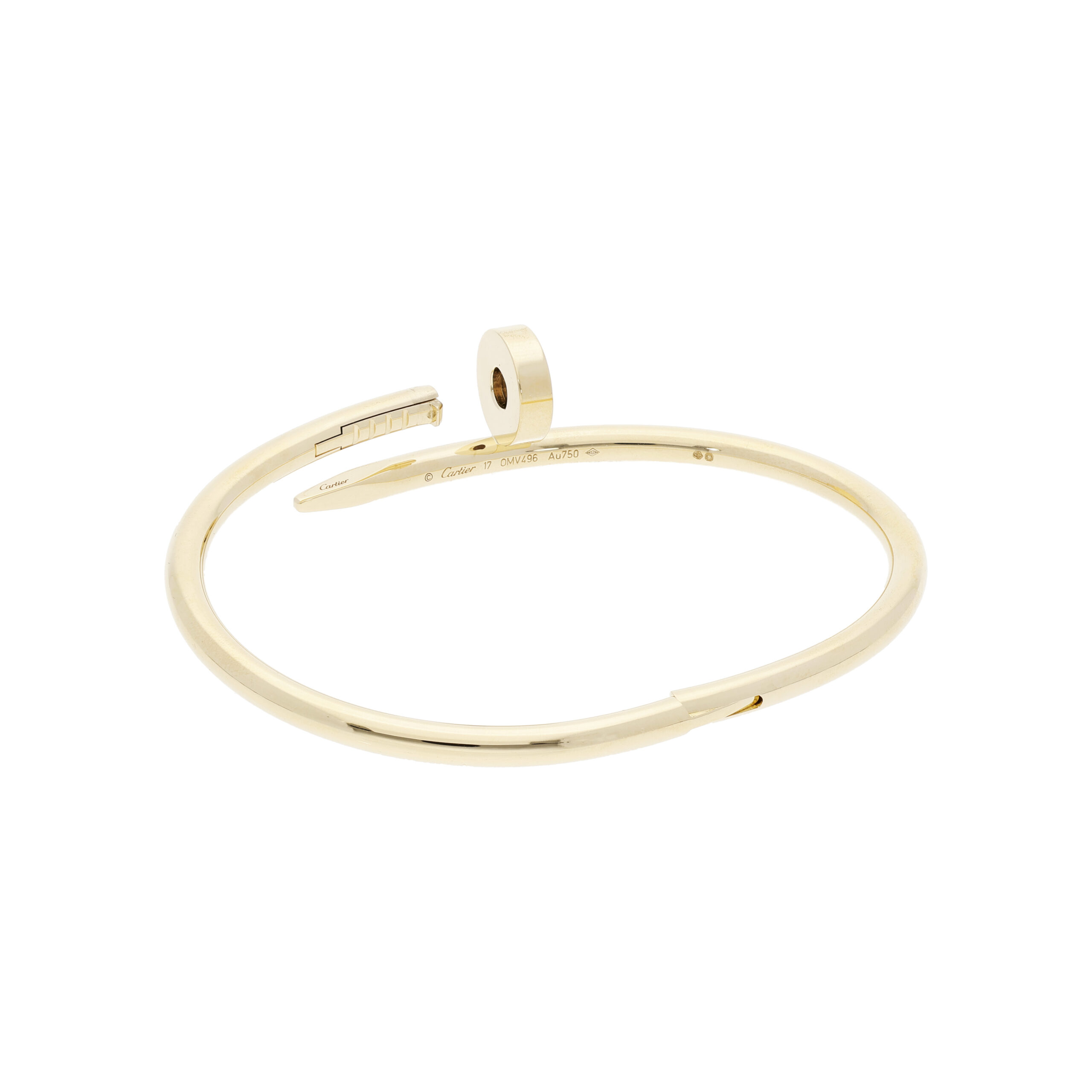Cartier Juste un Clou Armreif klassisches Modell 17 cm Gelbgold Full Set 2022