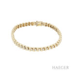 Tennisarmband mit 1 ct Diamanten 18 cm Gelbgold Vorschau