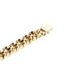 Tennisarmband mit 1 ct Diamanten 18 cm Gelbgold Vorschau