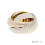 Cartier Trinity Ring grosses Modell Gr 53 750 Gold Tricolor Vorschau