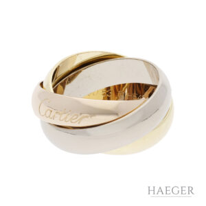Cartier Trinity Ring grosses Modell Gr 53 750 Gold Tricolor