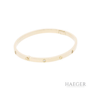Cartier Love Armreif kleines Modell 17 cm 750 Gelbgold Full Set 2022