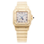 Cartier Santos Galbee 29 mm 750/- Gelbgold Ref 819901 inkl Box Vorschau