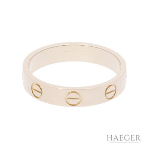 Cartier Love Ring kleines Modell Gr 51 Rosegold Full Set 2023