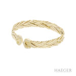Cartier Double C Armreif mit Diamanten 19 cm Gelbgold Vorschau