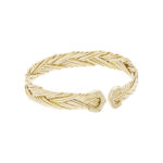 Cartier Double C Armreif mit Diamanten 19 cm Gelbgold Vorschau