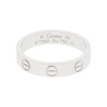 Cartier Love Ring kleines Modell Gr 50 750/- Weißgold Full Set 2023 Vorschau