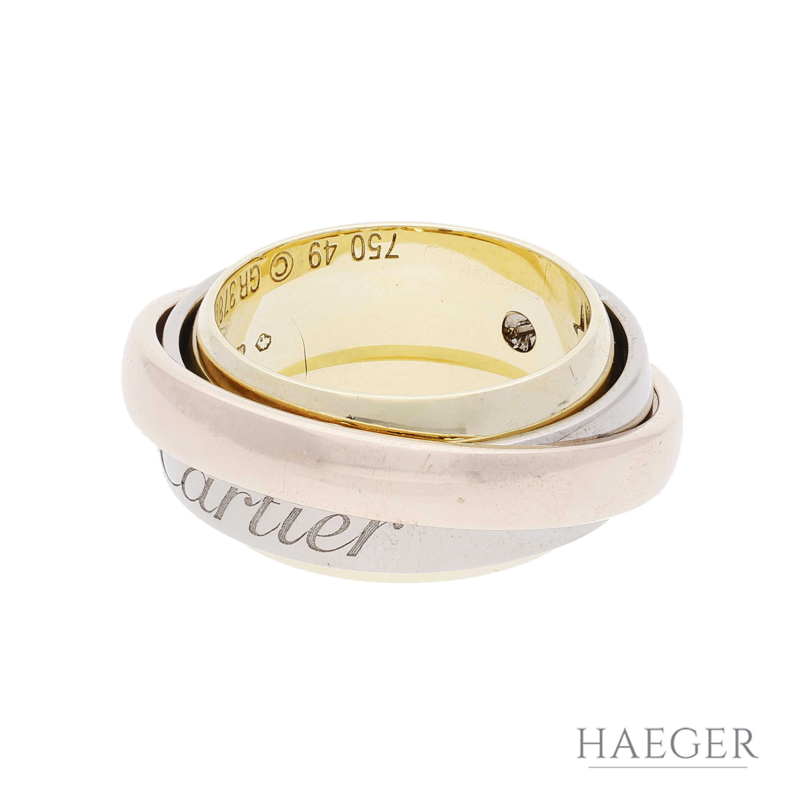 Cartier Trinity Ring Tricolor 18 Karat