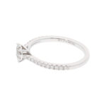 Christ Ring Weissgold 14 Karat mit Diamanten Vorschau
