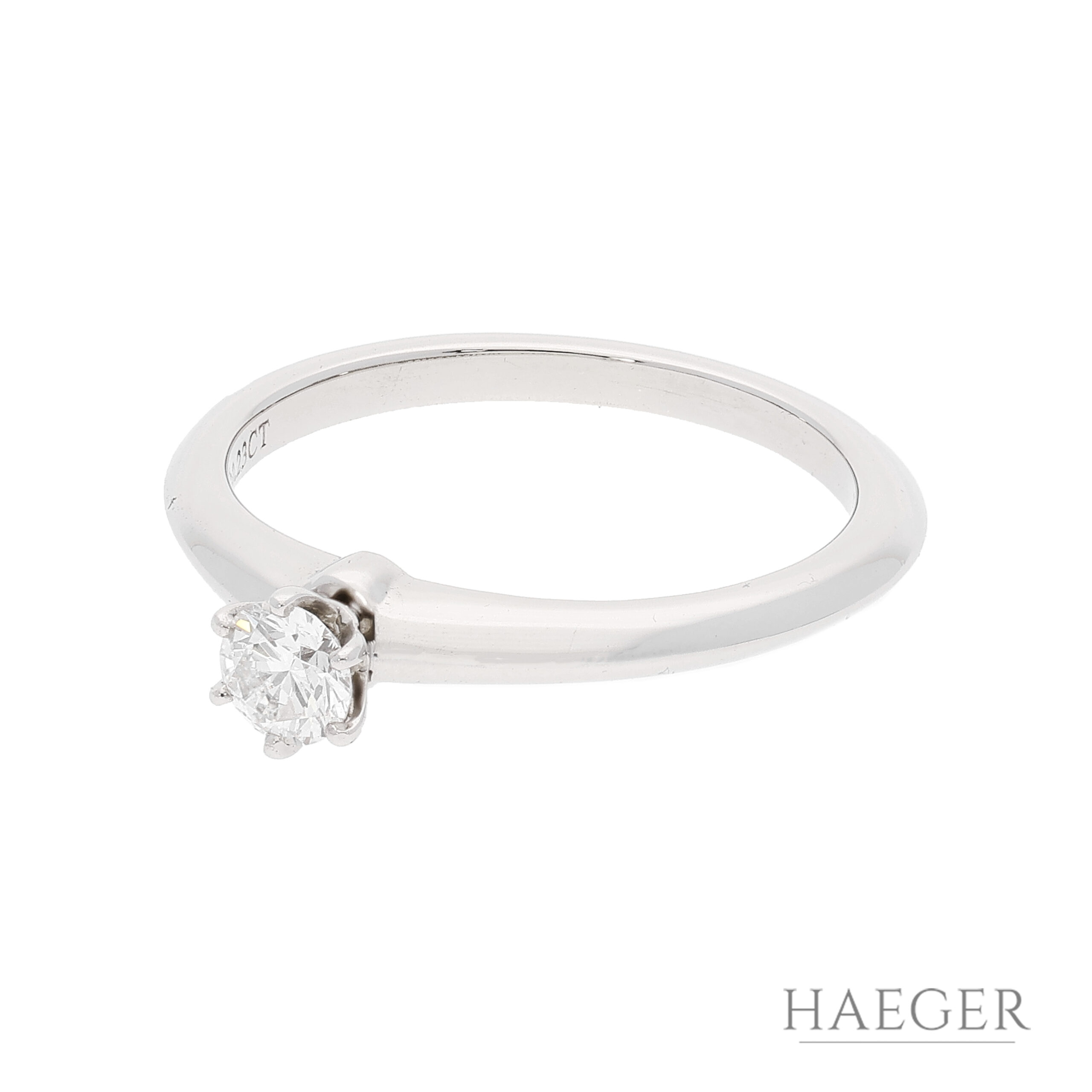 Tiffany Solitär Ring Platin 950