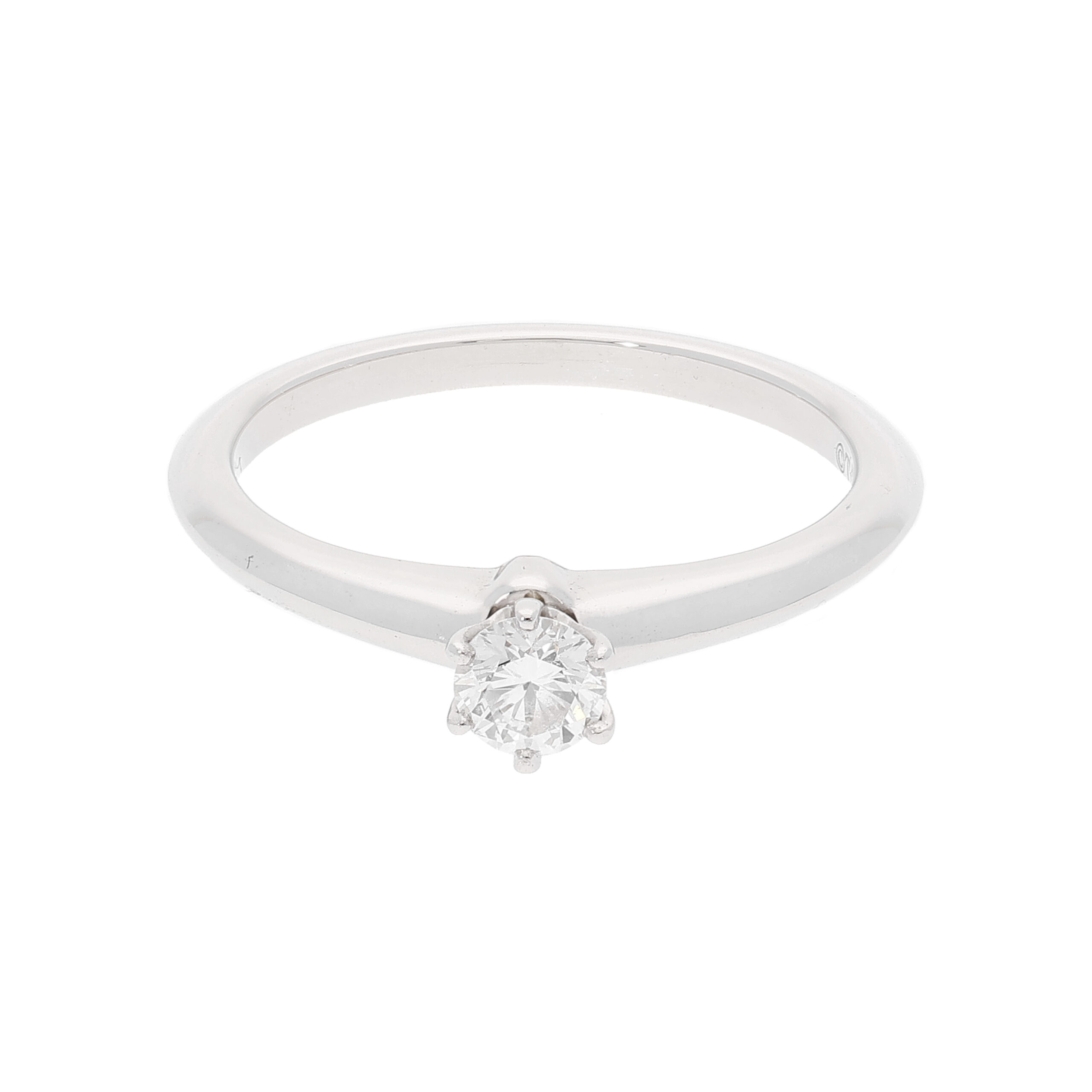 Tiffany Solitär Ring Platin 950