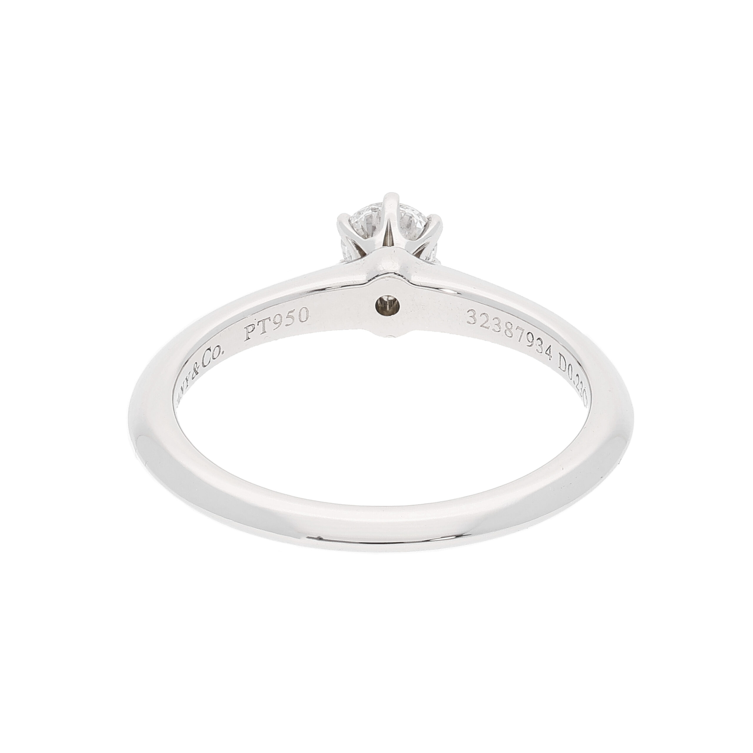 Tiffany Solitär Ring Platin 950