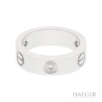 Cartier Love Ring mit Diamanten Gr 51 Weißgold inkl Box Vorschau
