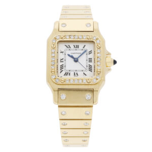 Cartier Santos Galabee Gelbgold Ref 0901 inkl Box