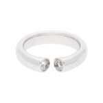 Ring mit Diamanten Gr 53 Weißgold Vorschau