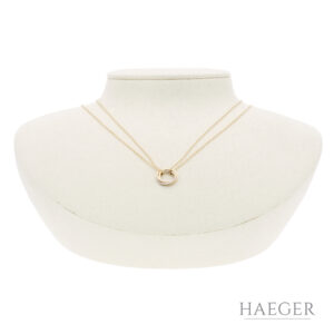 Cartier Trinity Kette mit Anhänger | 40 cm | Gelbgold | Full Set