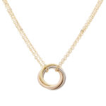 Cartier Trinity Kette mit Anhänger 40 cm Gelbgold Full Set Vorschau