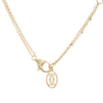 Cartier Trinity Kette mit Anhänger 40 cm Gelbgold Full Set Vorschau