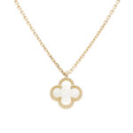 Van Cleef Arpels Sweet Alhambra Kette 39 cm 750 Gelbgold Full Set 2025 Vorschau