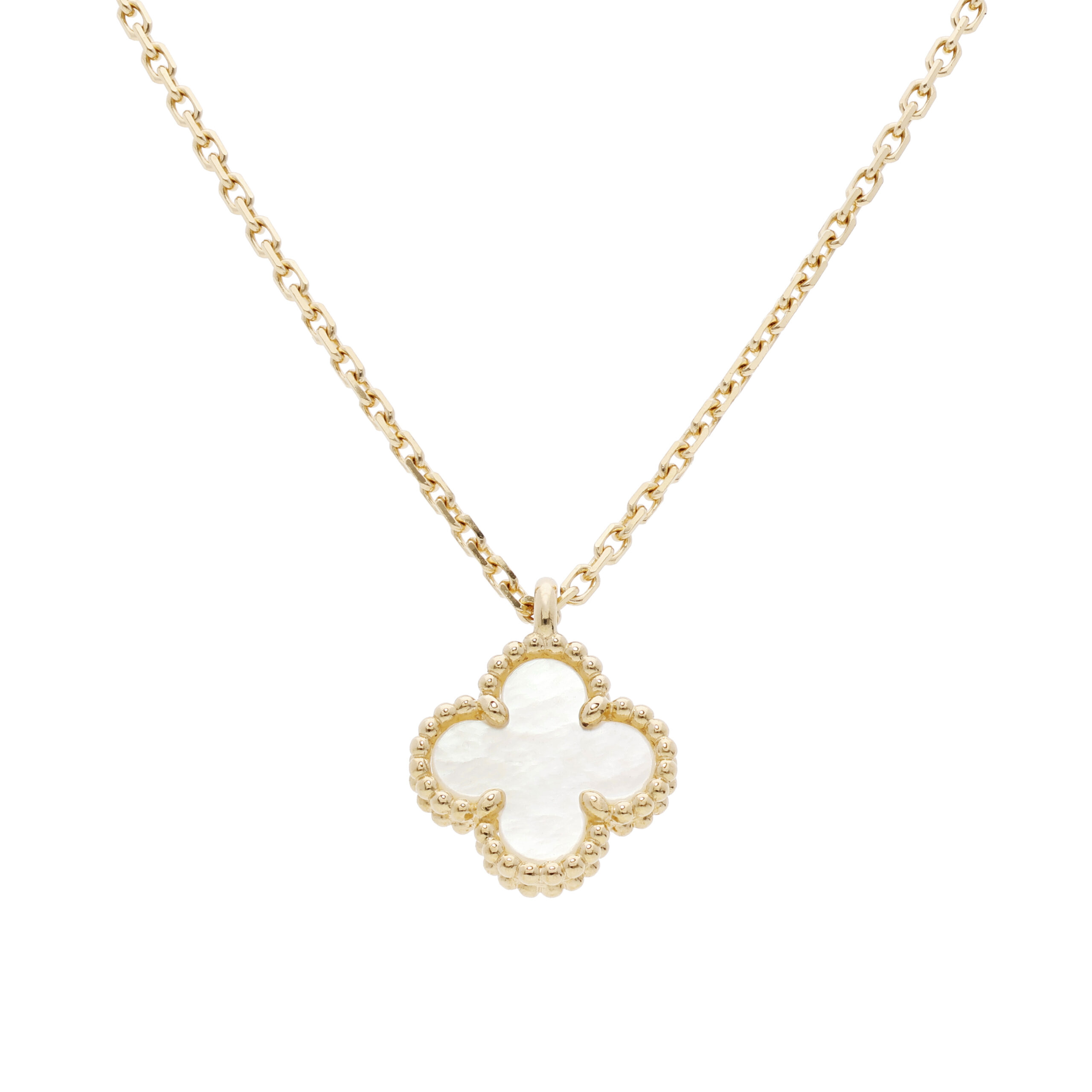 Van Cleef & Arpels Sweet Alhambra Kette | 39 cm | 750/- Gelbgold | Full Set 2025