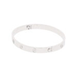 Cartier Love Armreif klassisches Modell 19 cm 750 Weissgold Full Set 2022 Vorschau