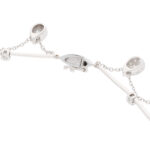 Brahmfeld & Gutruf Collier mit Diamanten 40 cm Weißgold inkl Etui Vorschau