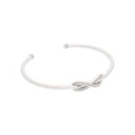 Tiffany & Co. Infinity Armreif mit Diamanten 17 cm Weißgold Vorschau
