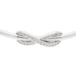 Tiffany & Co. Infinity Armreif mit Diamanten 17 cm Weißgold Vorschau