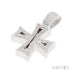 Anhänger mit Diamanten Weißgold Vorschau