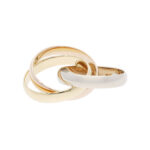 Cartier Trinity Ring klassisches Modell Gr 50 750 Gold Tricolor Vorschau