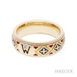 Wellendorff Mosaik Ring Gr 54 750 Gelbgold Vorschau