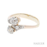 Ring mit Diamanten Gr 46 585 Platin Gelbgold Rosegold Vorschau