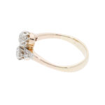 Ring mit Diamanten Gr 46 585 Platin Gelbgold Rosegold Vorschau