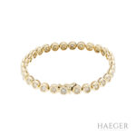 Tennisarmband mit ca. 4,5 ct Diamanten 18 cm Gelbgold Vorschau