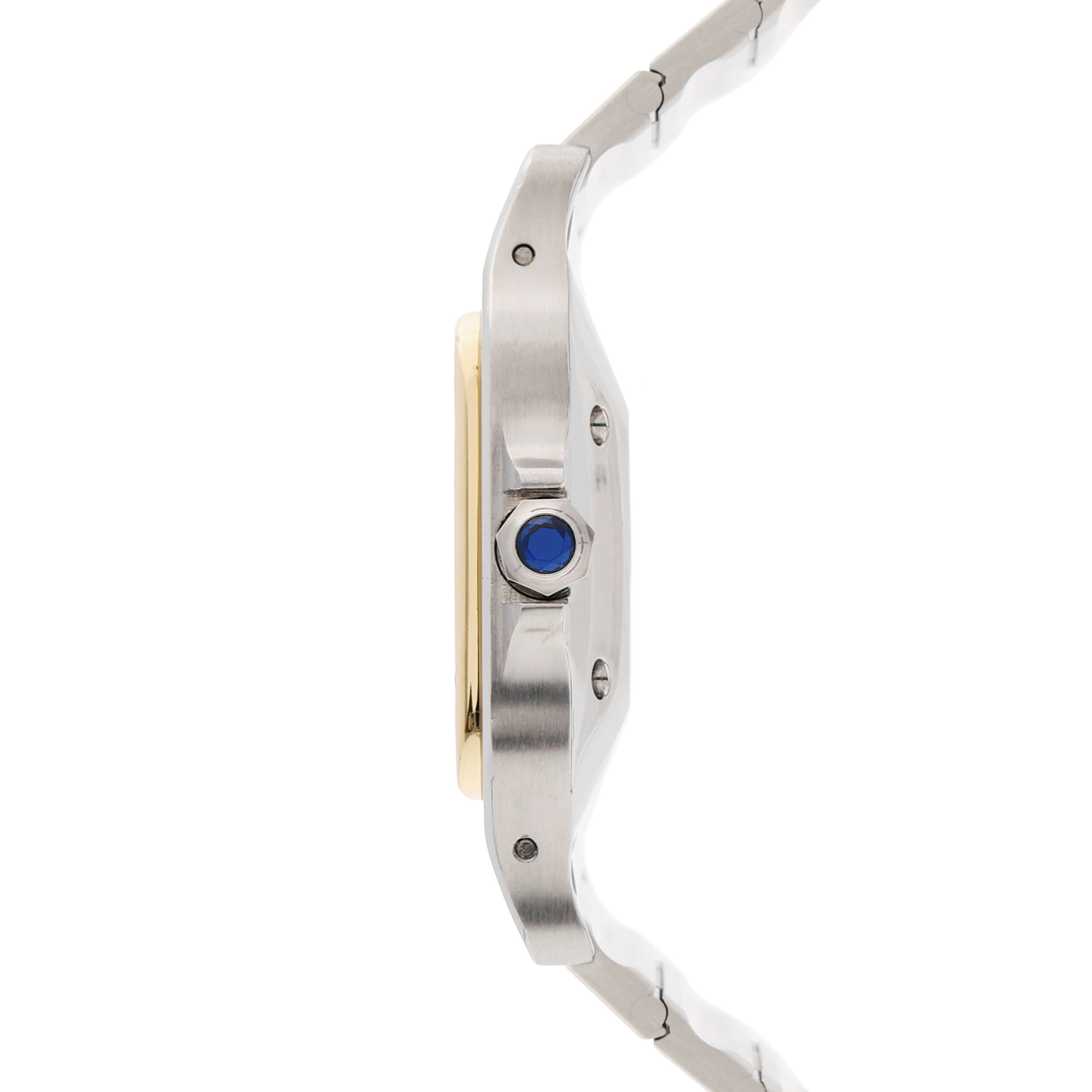 Cartier Santos Damenuhr Stahl Gold