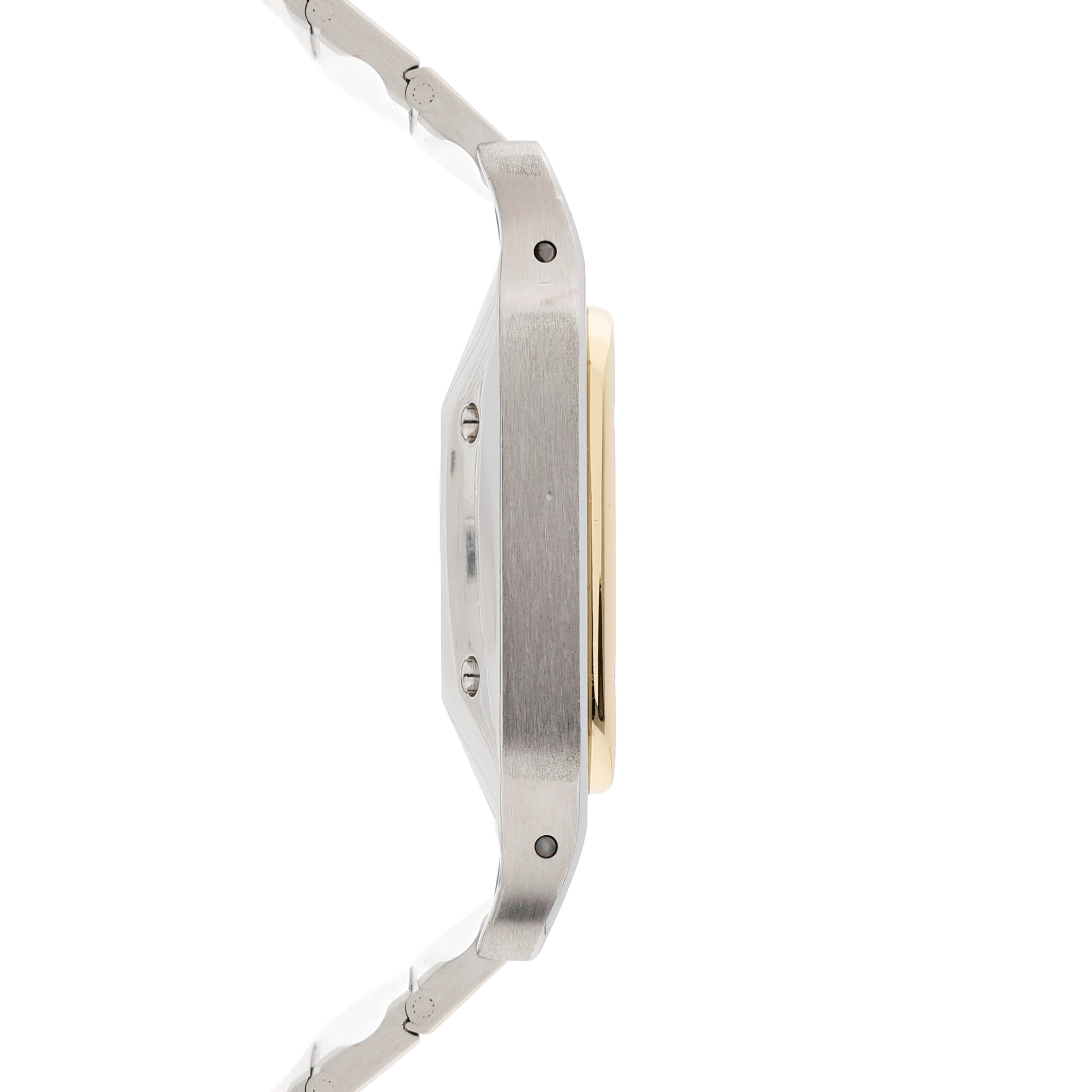 Cartier Santos Damenuhr Stahl Gold