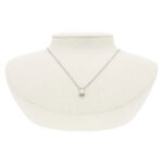 Kette mit Solitaire-Anhänger 45 cm Weißgold Vorschau