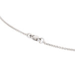 Kette mit Solitaire-Anhänger 45 cm Weißgold Vorschau