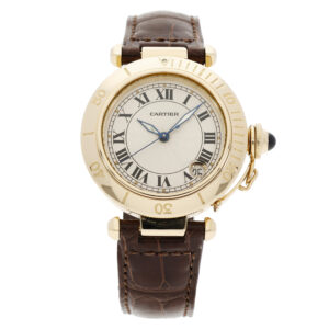 Cartier Pasha | 35,5 mm | Gelbgold | Ref. 1035 | inkl. Box