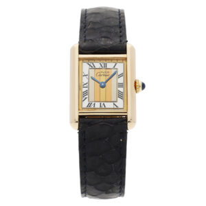 Cartier Tank | 23,5 mm | Silber vergoldet/Gold/Titan | Ref. 231.22