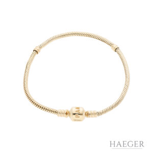 Pandora Love Armband 21 cm Gelbgold