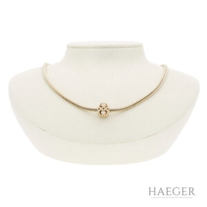 Pandora Kette mit Anhaenger 50 cm 585 Gelbgold